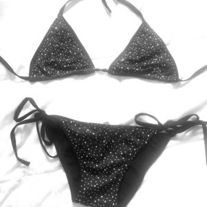 🖤 Black Crystal Bikini 🖤